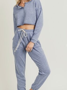 Long Sleeve and Pant Lounge Set